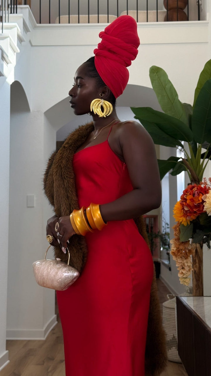 Gye Nyame Palm Radiance Earrings - Trufacebygrace