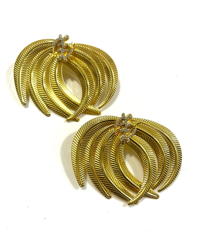Gye Nyame Palm Radiance Earrings - Trufacebygrace