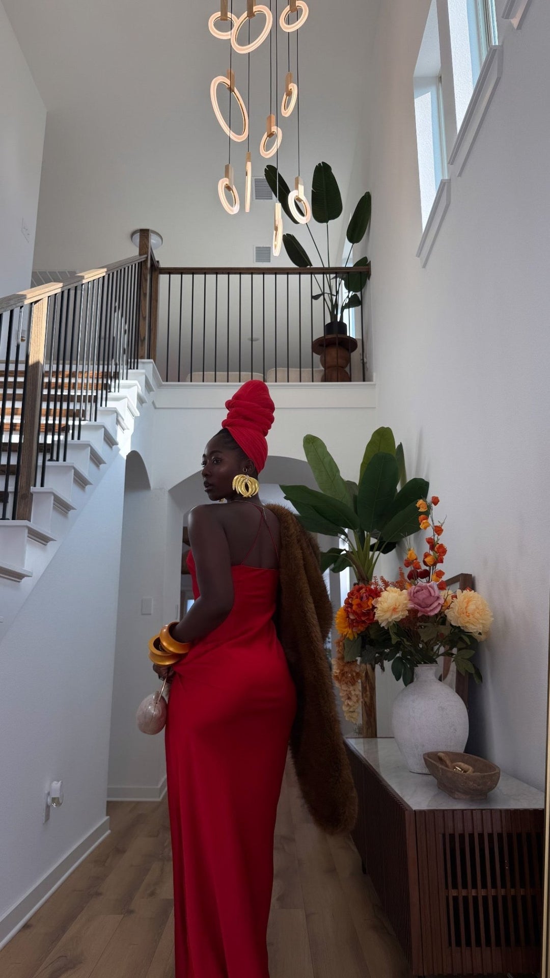 Gye Nyame Palm Radiance Earrings - Trufacebygrace