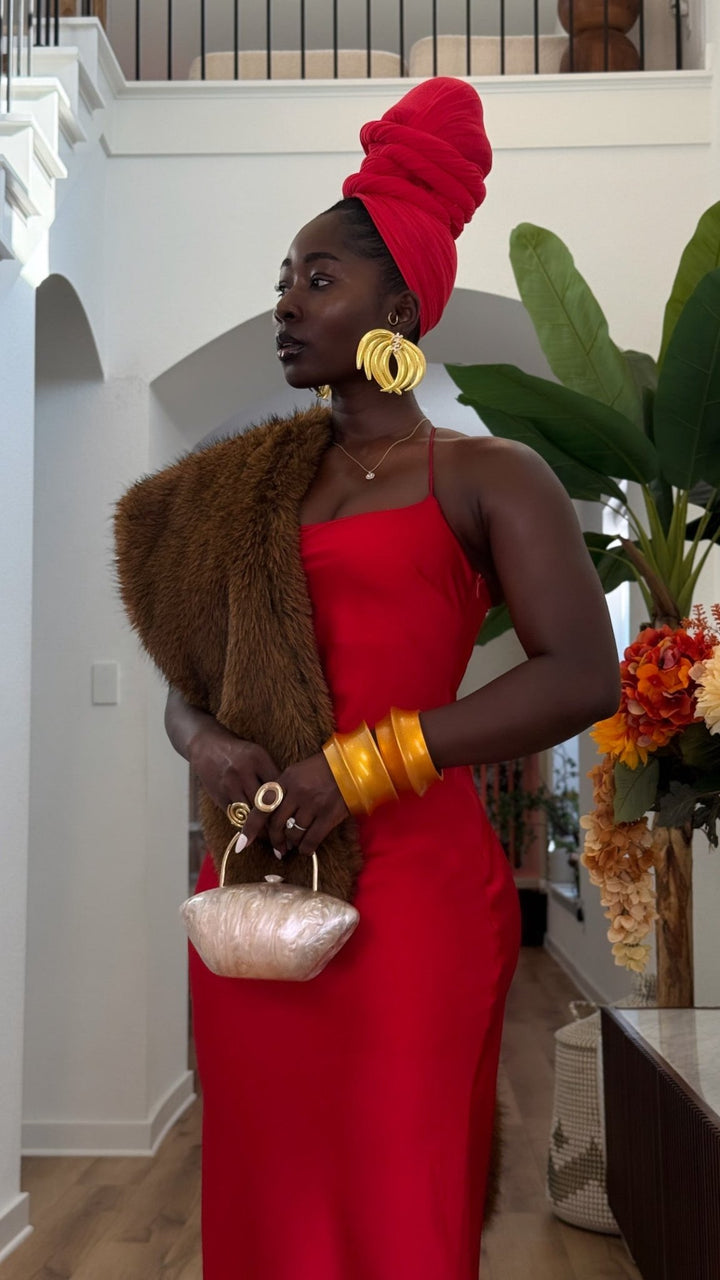 Gye Nyame Palm Radiance Earrings - Trufacebygrace