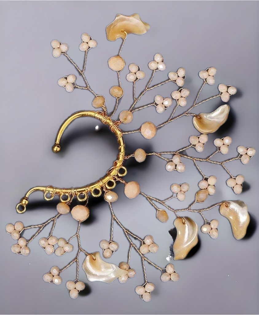 Gyewani Petals Ear Cuff/Ear clip - Trufacebygrace