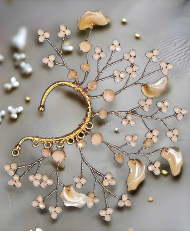 Gyewani Petals Ear Cuff/Ear clip - Trufacebygrace