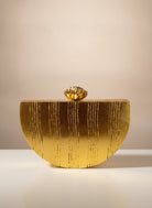 Half-Moon Gilded Clutch - Trufacebygrace