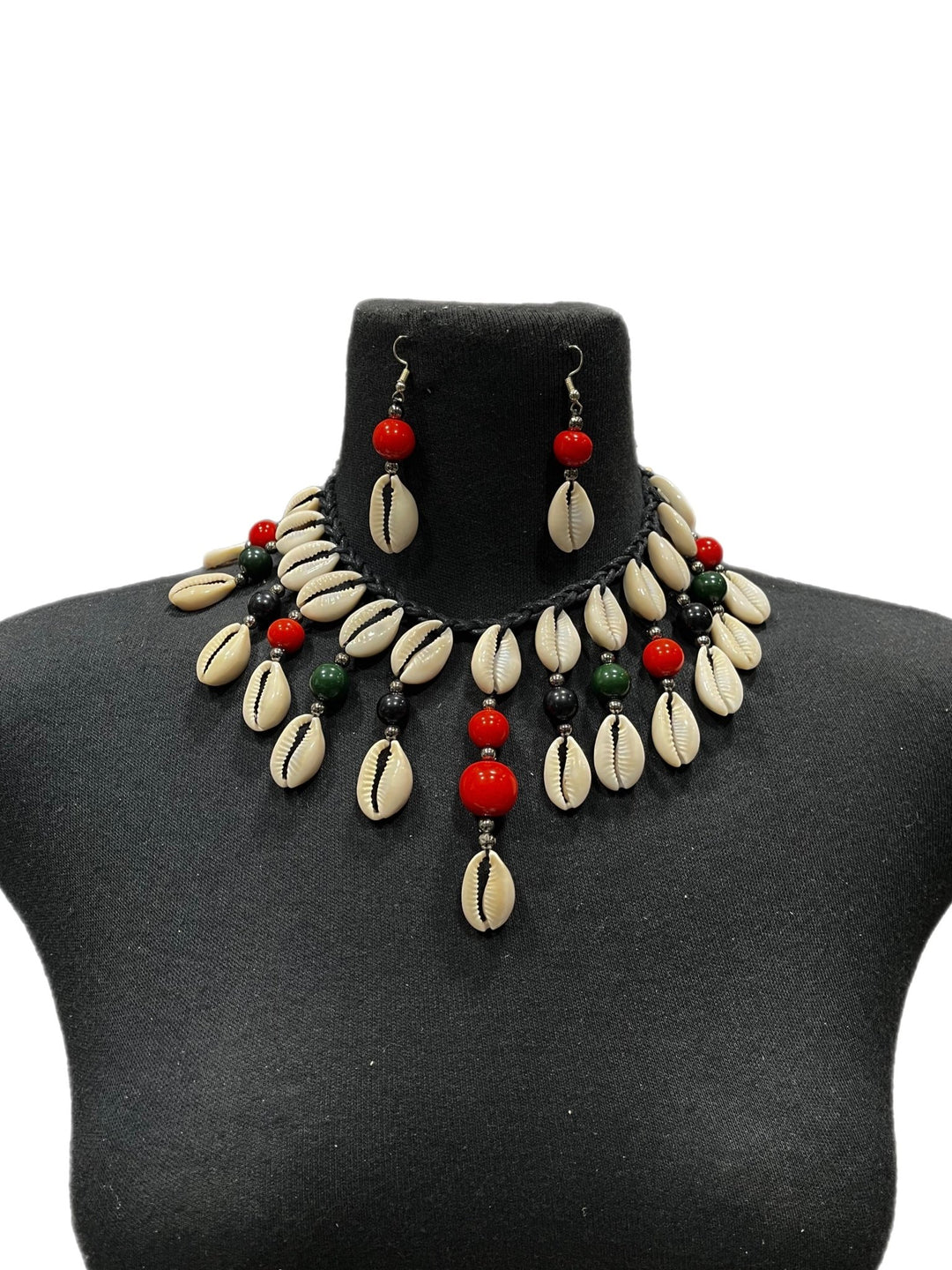 Halimato Cowry Shell Necklace Set - Trufacebygrace