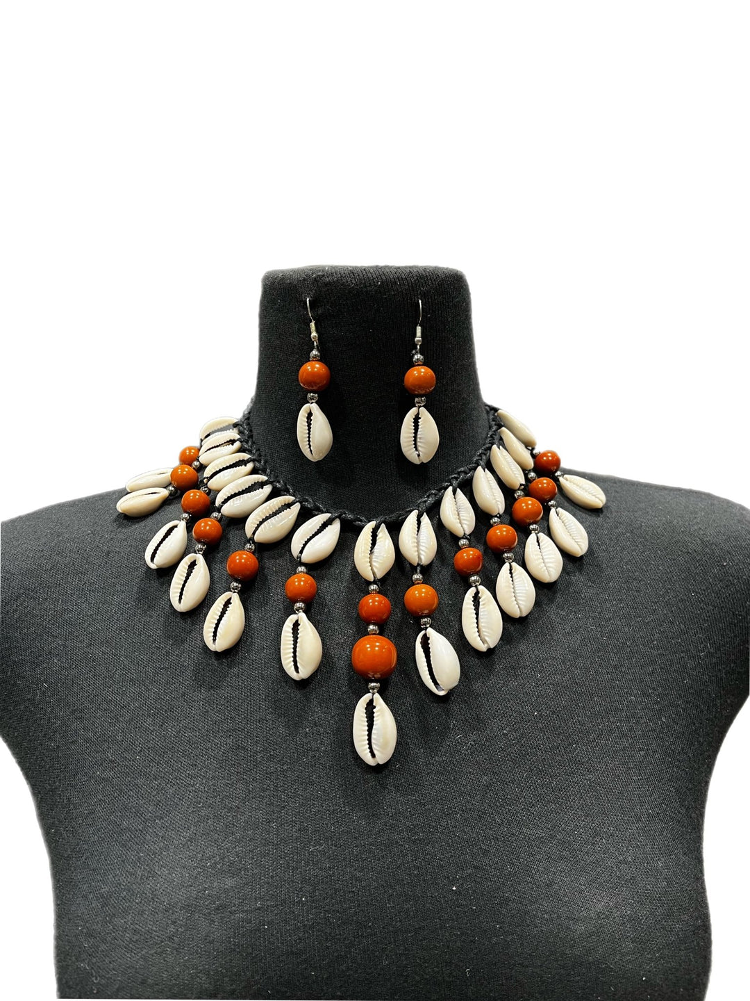 Halimato Cowry Shell Necklace Set - Trufacebygrace