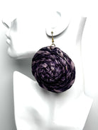 Handwoven Raffia Earrings - Trufacebygrace