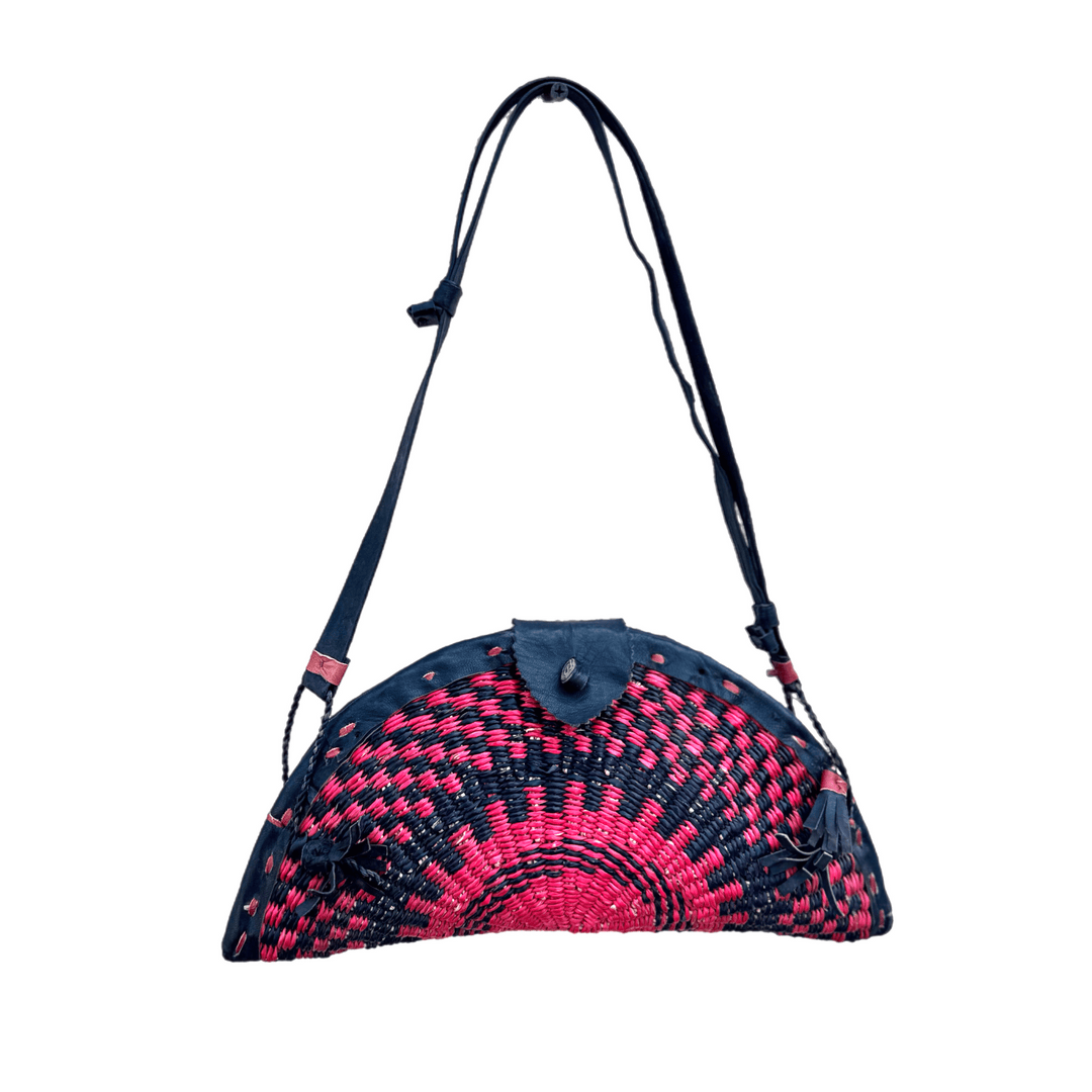 Handwoven Straw Purse - Trufacebygrace