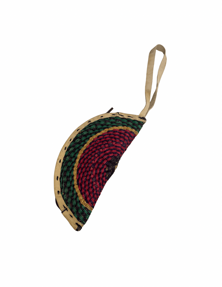 Handwoven Straw Wristlet Clutch - Trufacebygrace
