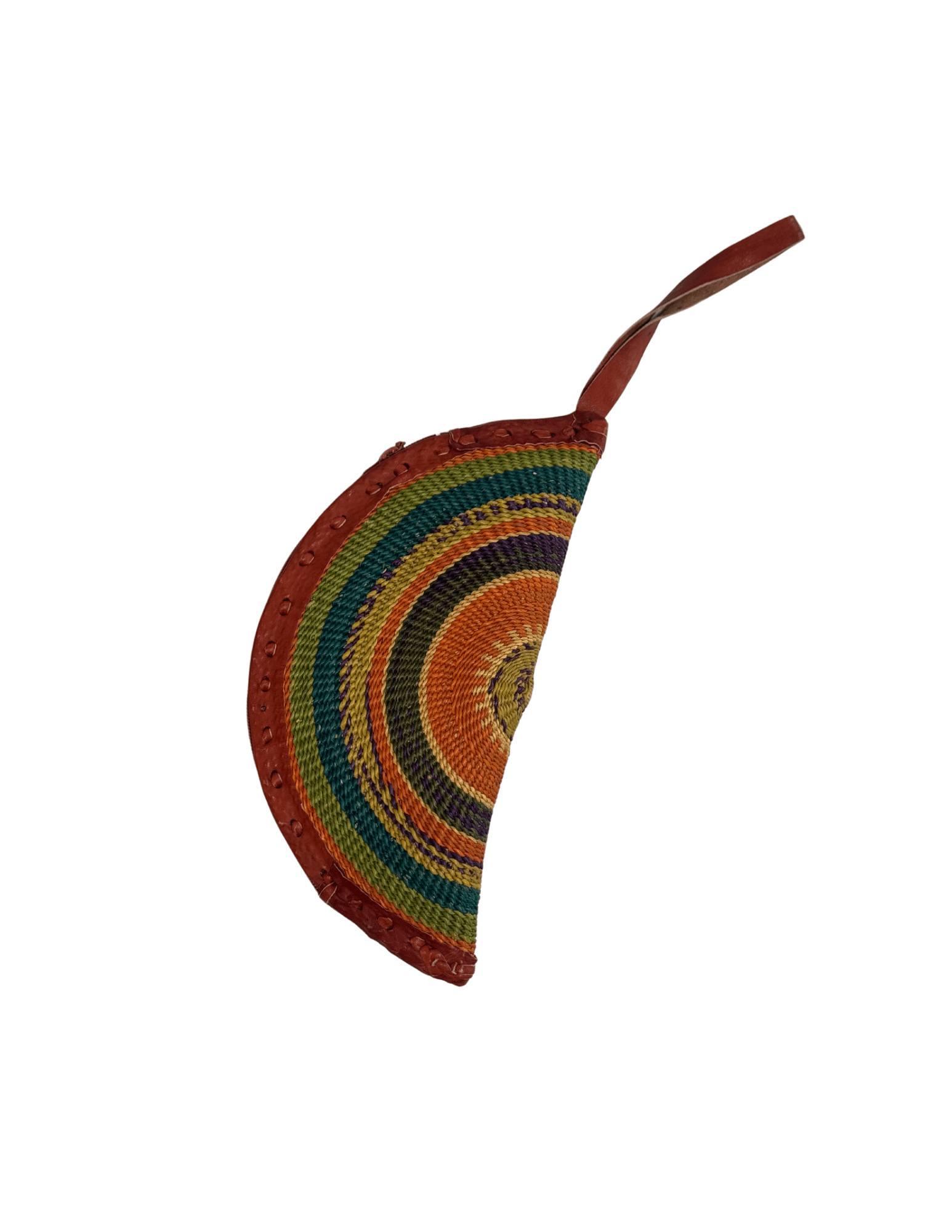 Handwoven Straw Wristlet Clutch - Trufacebygrace
