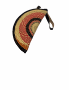 Handwoven Straw Wristlet Clutch - Trufacebygrace