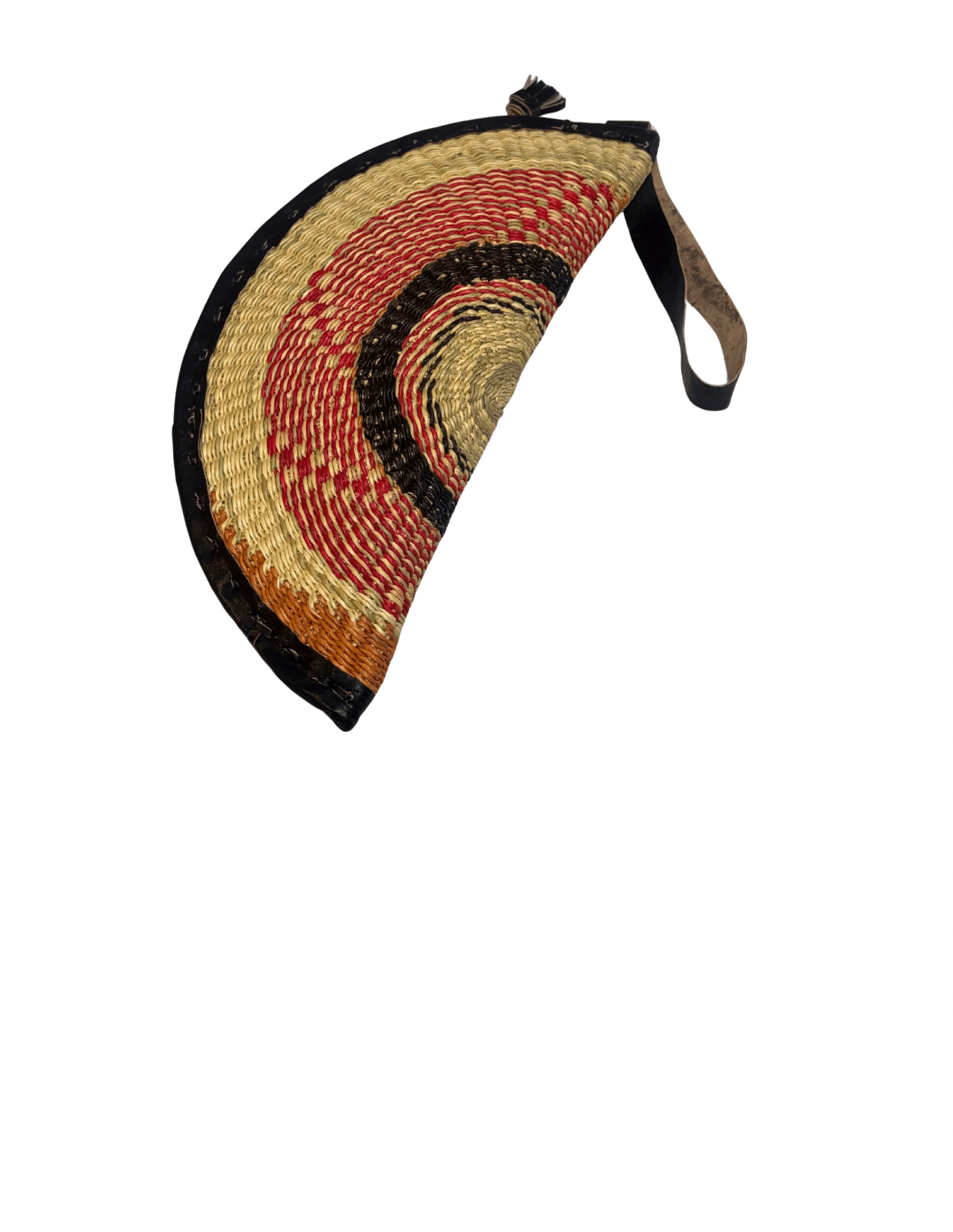 Handwoven Straw Wristlet Clutch - Trufacebygrace