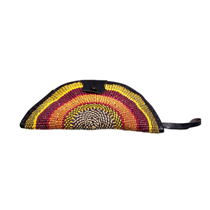 Handwoven Straw Wristlet Clutch - Trufacebygrace