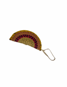 Handwoven Straw Wristlet Clutch - Trufacebygrace
