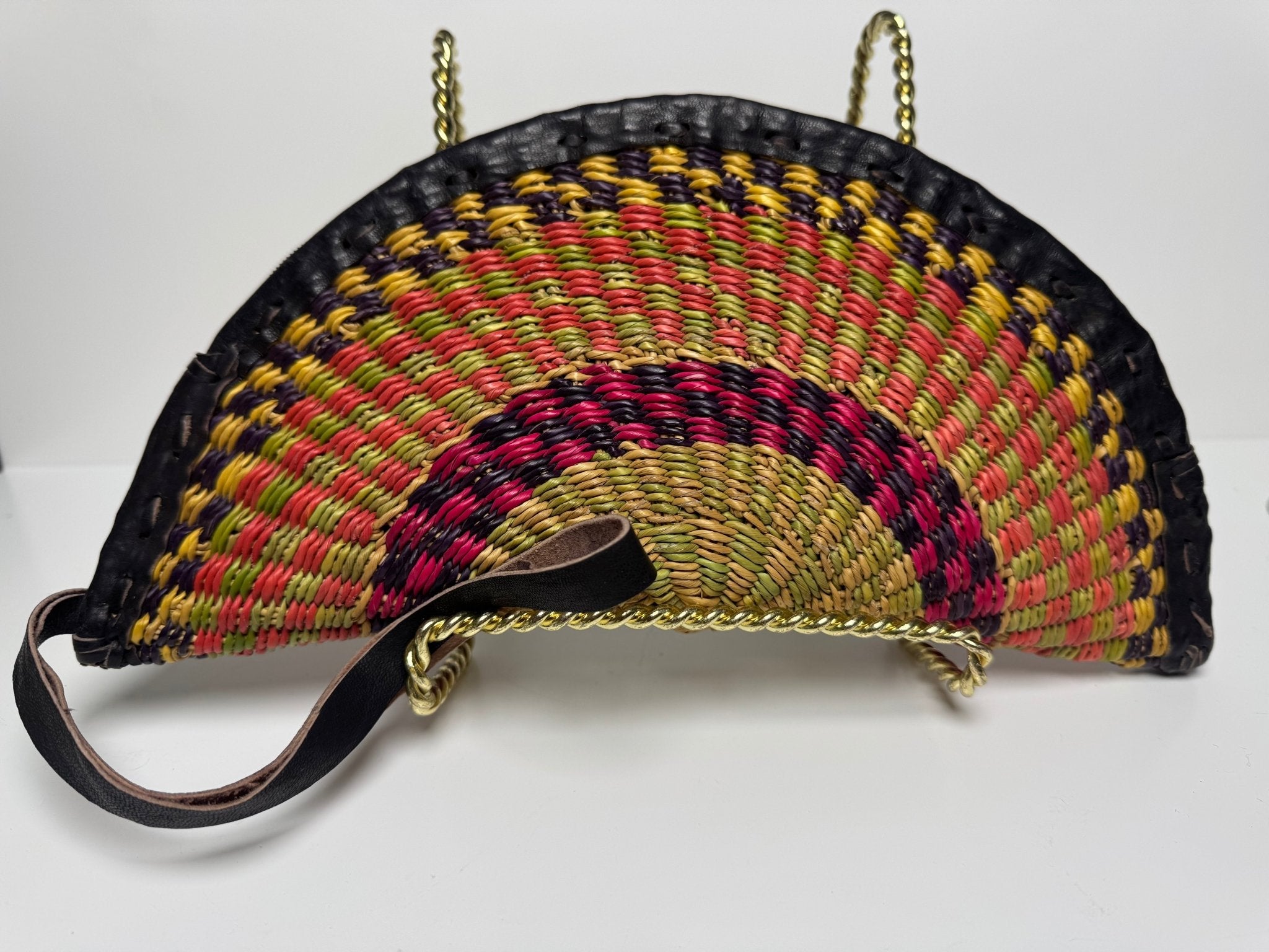 Handwoven Straw Wristlet Clutch - Trufacebygrace