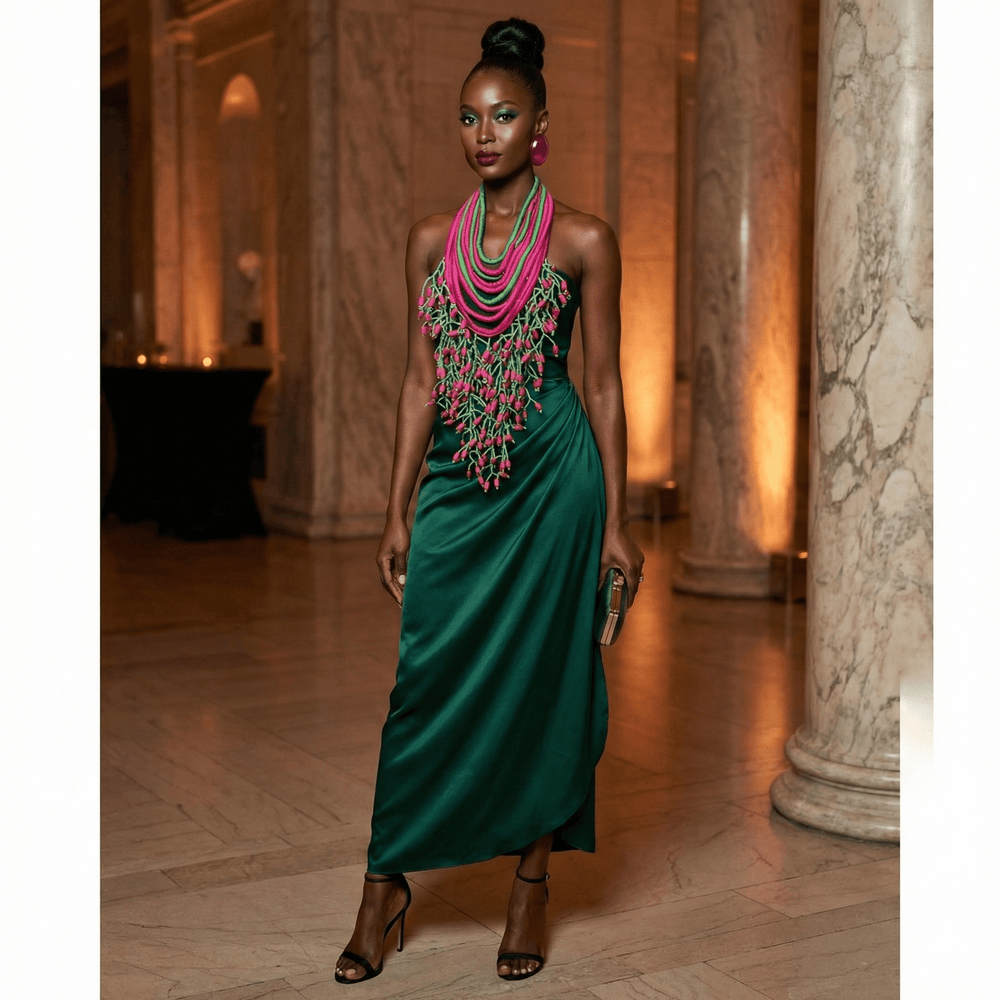Heritage Ntoma Kandy branch Statement Necklace - Trufacebygrace