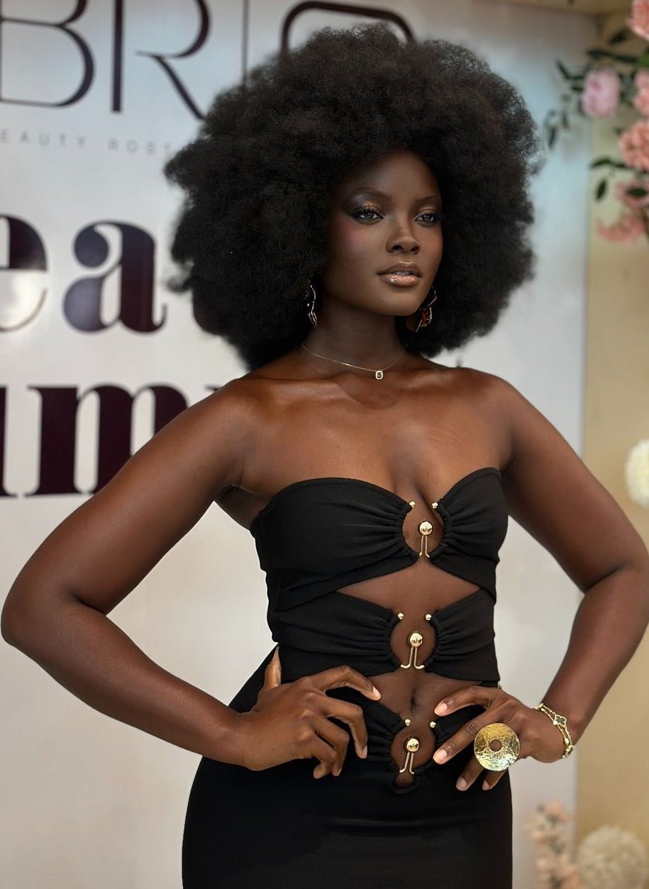 Hollow Circle with Hole Brass Statement Ring - Trufacebygrace