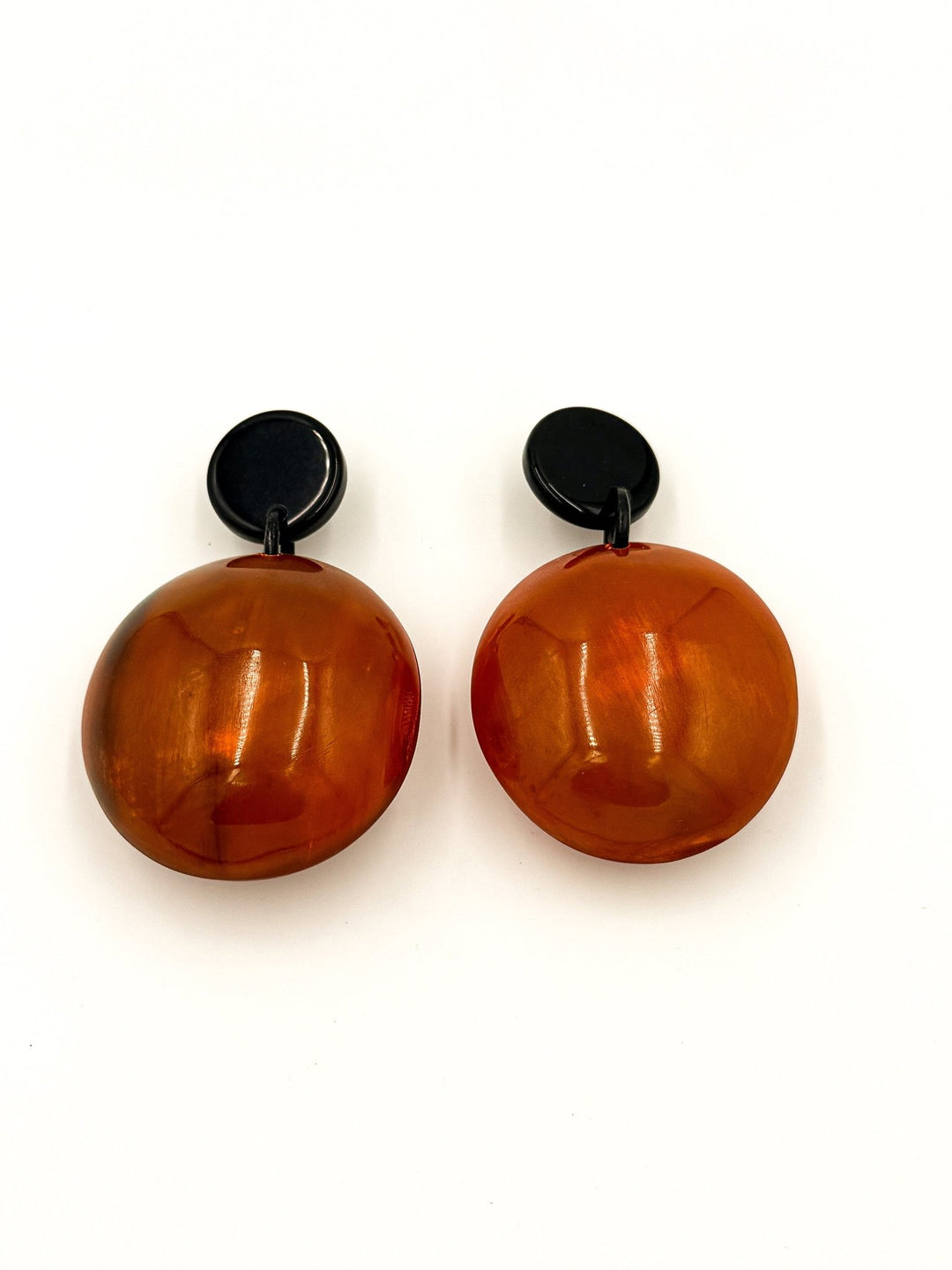 Horn Orb Statement Earrings - Trufacebygrace