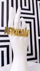I am AFRICAN Statement Ring - Trufacebygrace