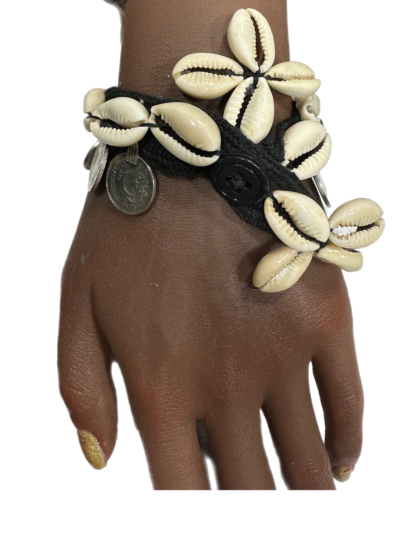 Beach Goddess Cowry shell Bracelet / Anklet