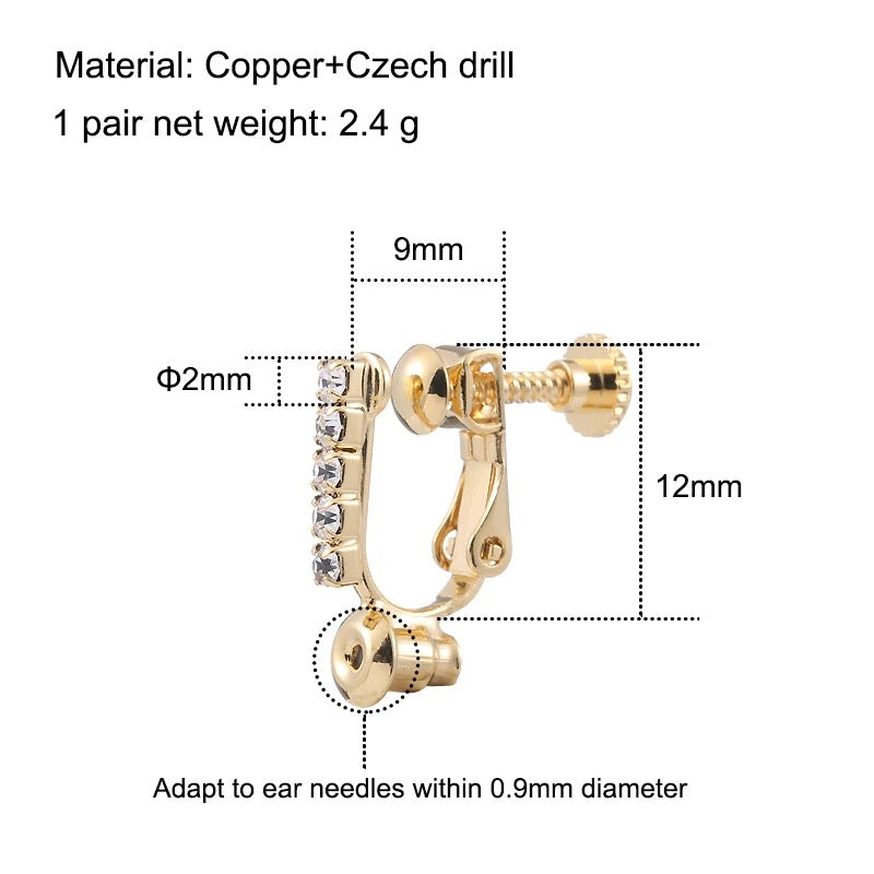 Clip on Converters for Stud Earrings