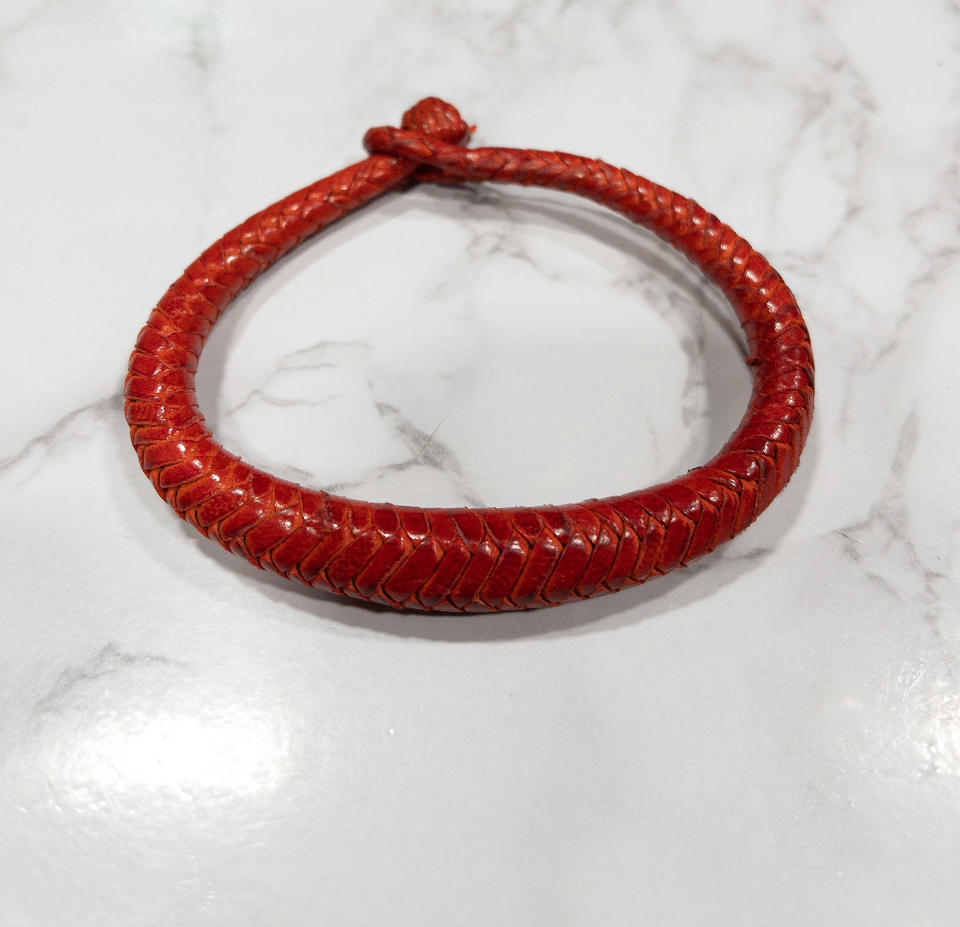 Red Bankula Genuine Leather Unisex bracelet