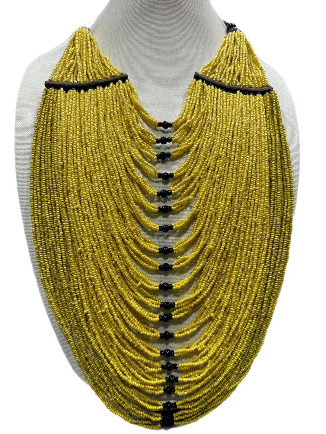 Jakobu multi strand beaded Necklace - Trufacebygrace