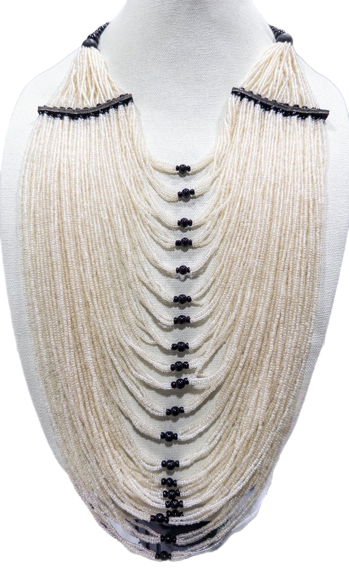 Jakobu multi strand beaded Necklace - Trufacebygrace