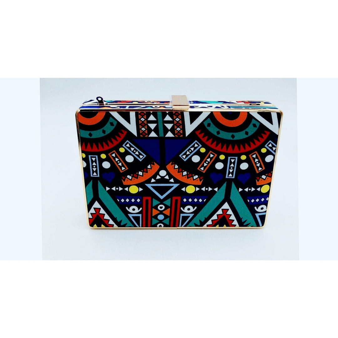 Jamestown Aztec Print Clutch/ Bag - Trufacebygrace