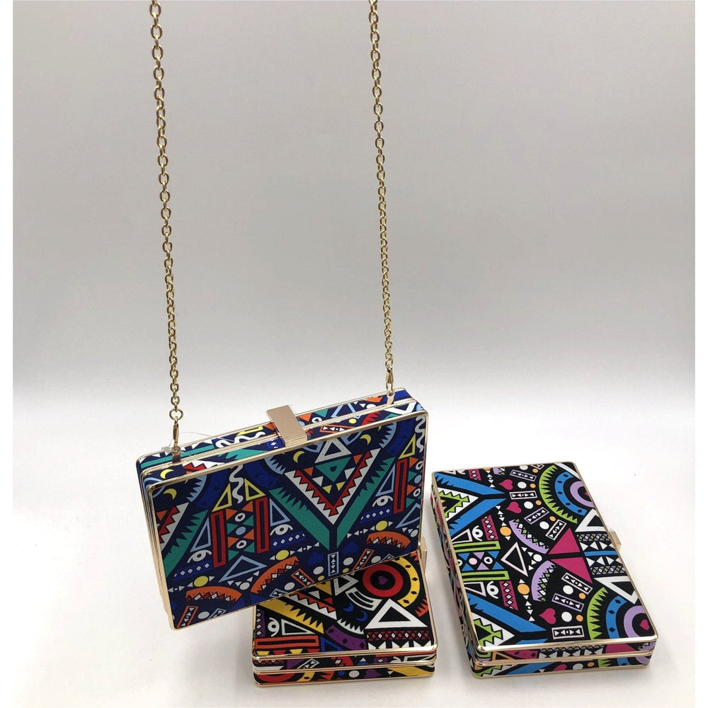 Jamestown Aztec Print Clutch/ Bag - Trufacebygrace