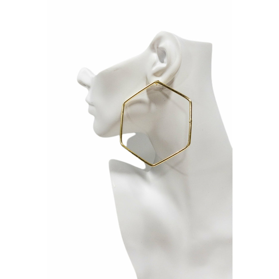 Jio - Maumbo Geometric Statement Earrings - Trufacebygrace