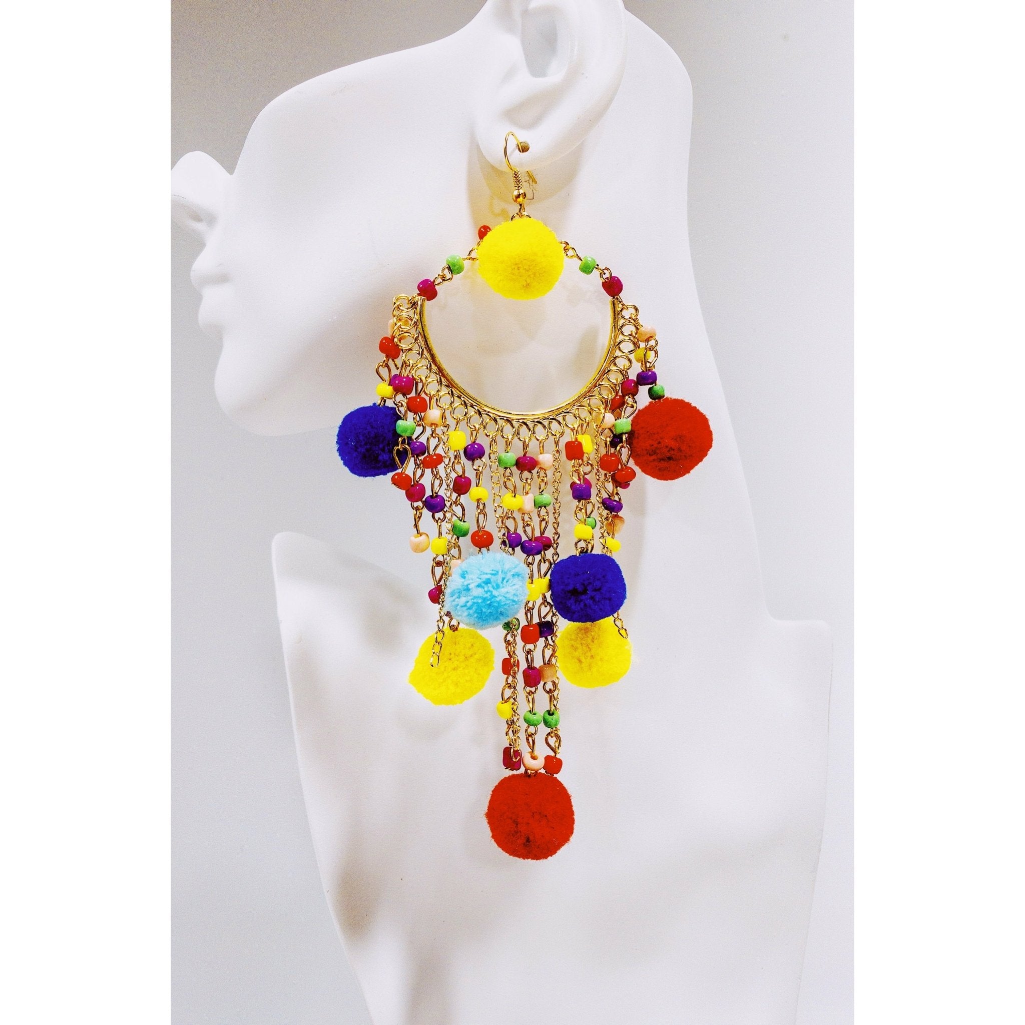 Jua - Sayari Statement Earrings - Trufacebygrace