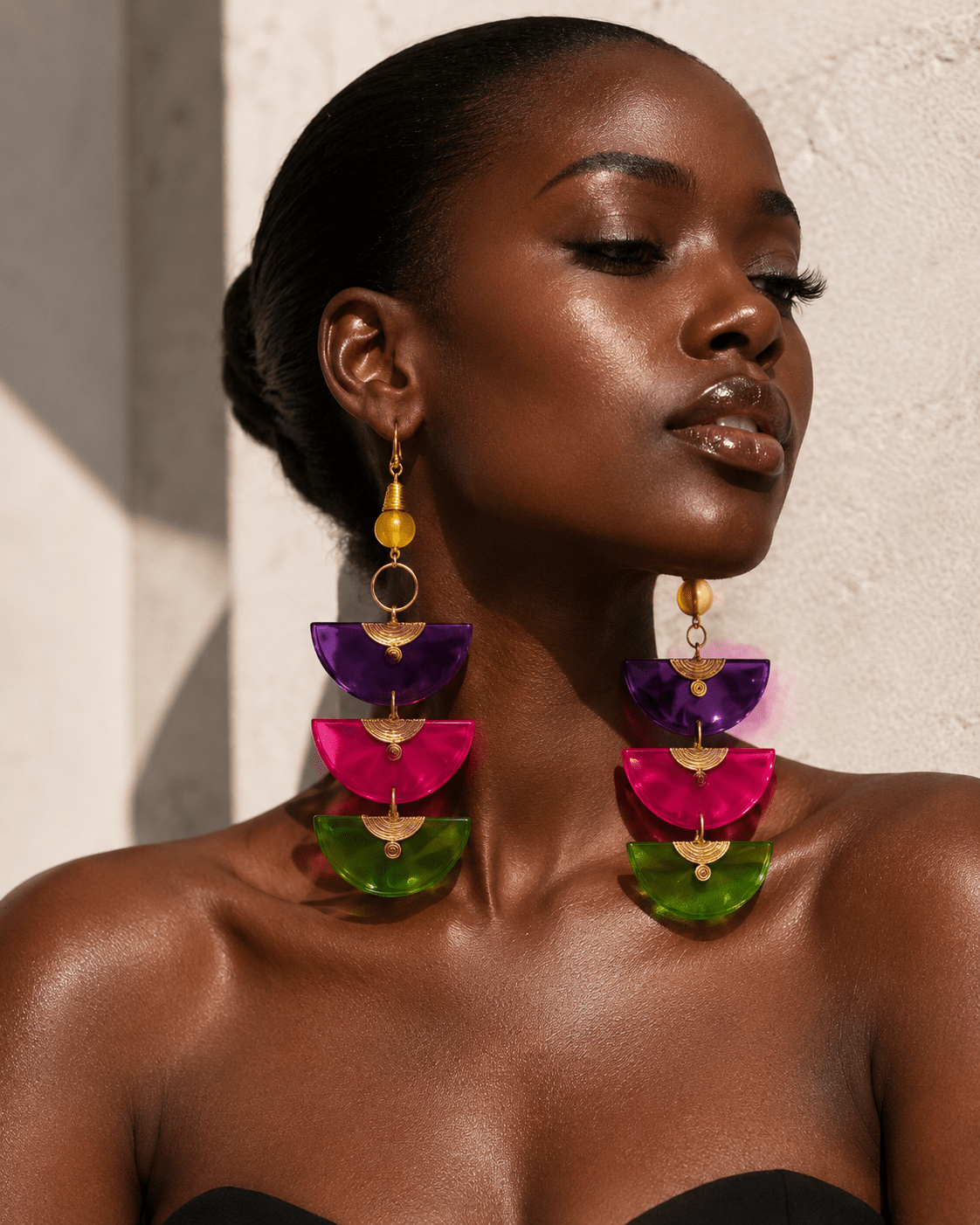 Kaleido Statement Earrings - Trufacebygrace