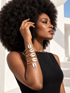 Kipepeo Cowry Shell Cuff bracelet - Trufacebygrace
