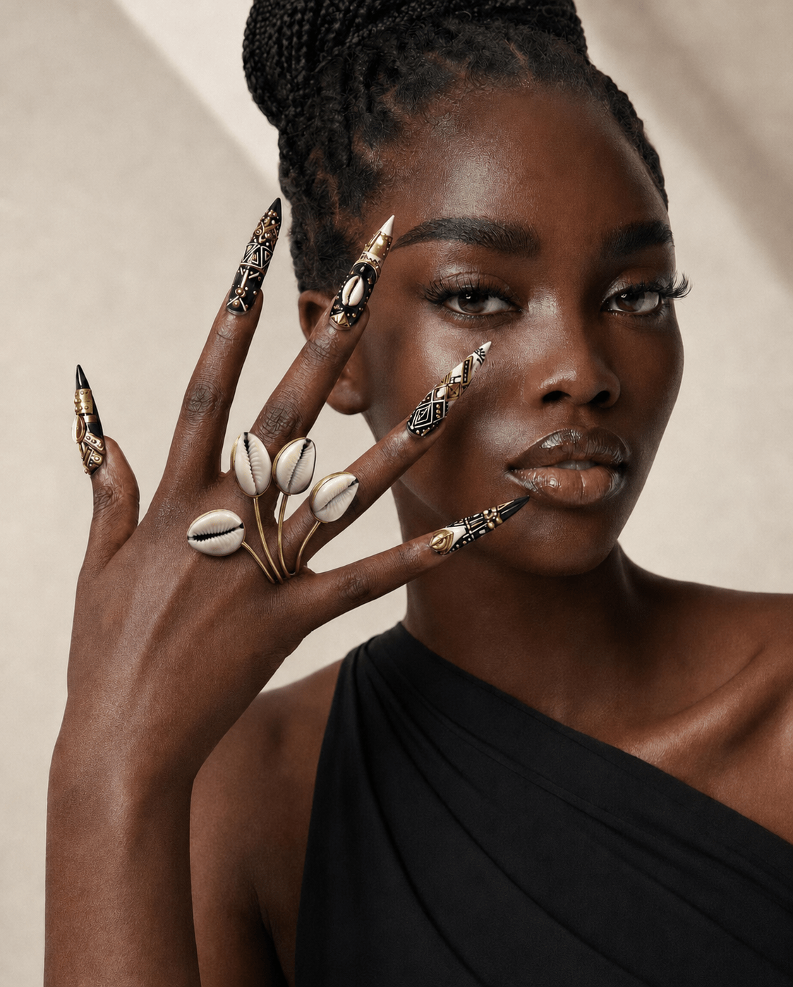Kipepeo Cowry Shell Ring - Trufacebygrace