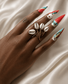Kipepeo Cowry Shell Ring - Trufacebygrace