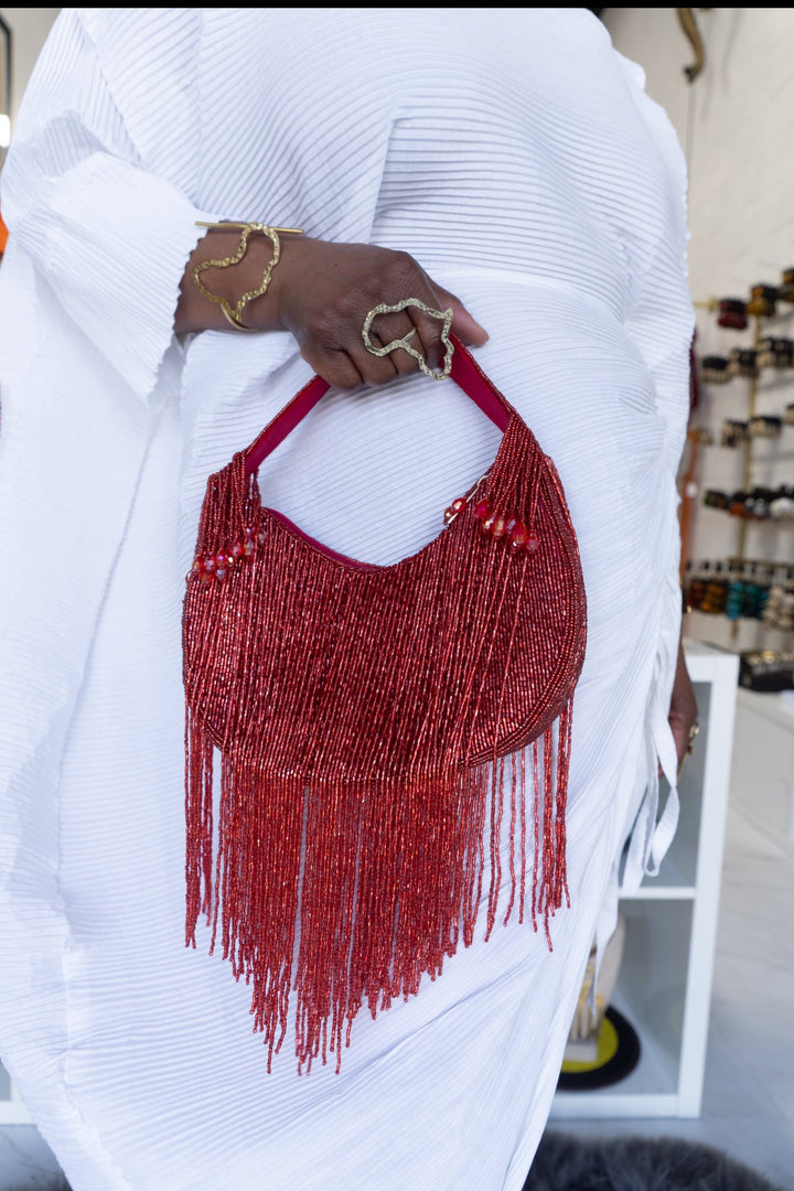 Kosua Beaded Tassel Bag - Trufacebygrace