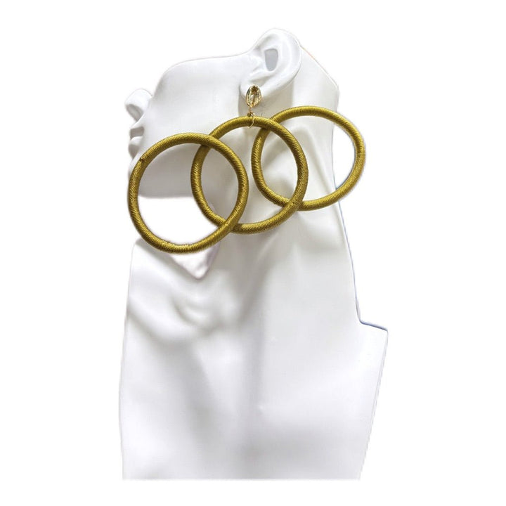Kukua 3 ring horizontal Earrings - Trufacebygrace