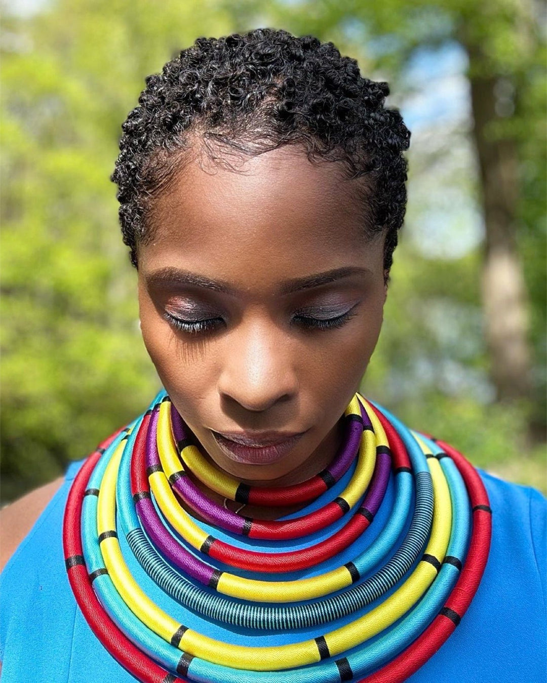 Kukua in Wakanda Thread Necklace - Trufacebygrace