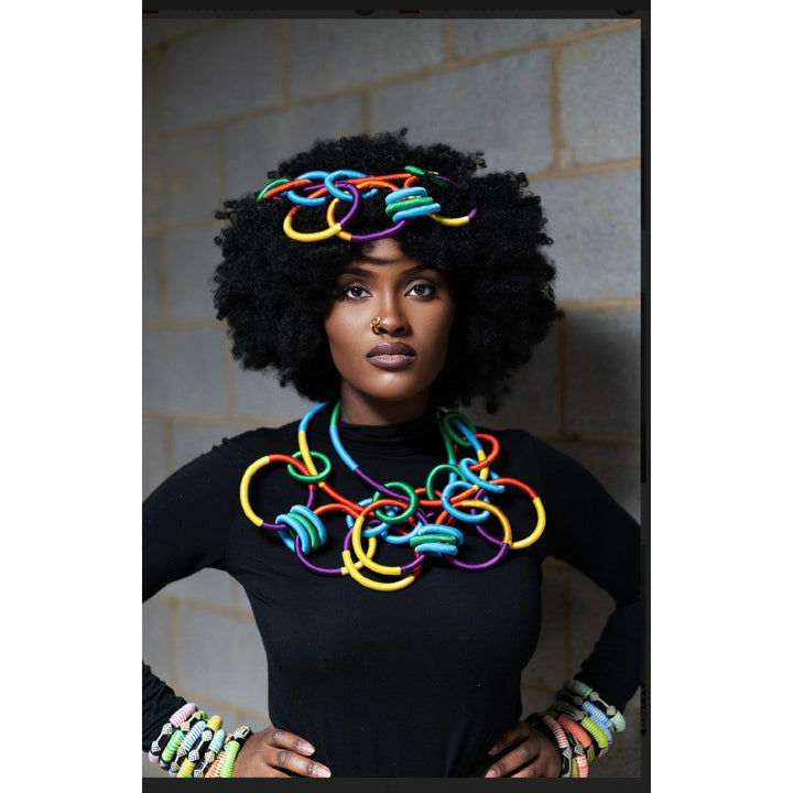 Kukua Thread Irregular Necklace - Trufacebygrace