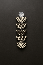 Kwayemu Monochrome Tiered Earrings - Trufacebygrace