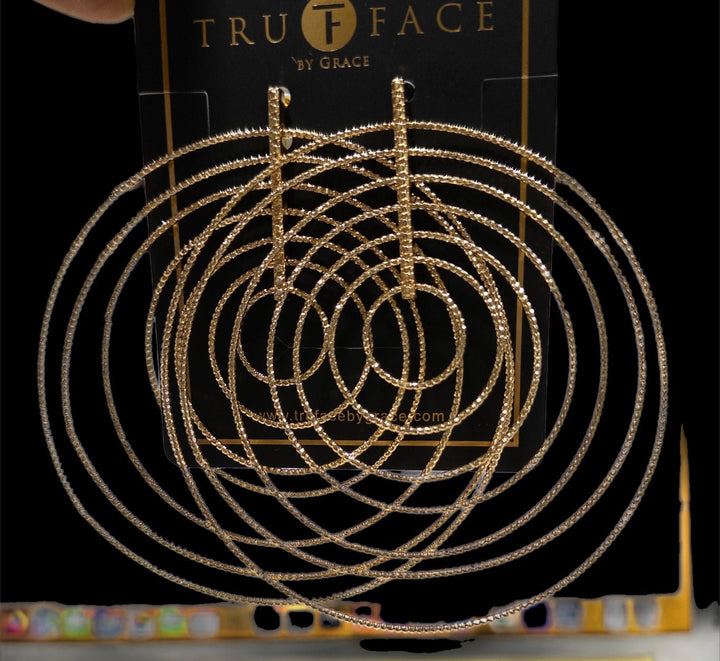 Laci Super Lightweight Statement Circlet Earrings - Trufacebygrace