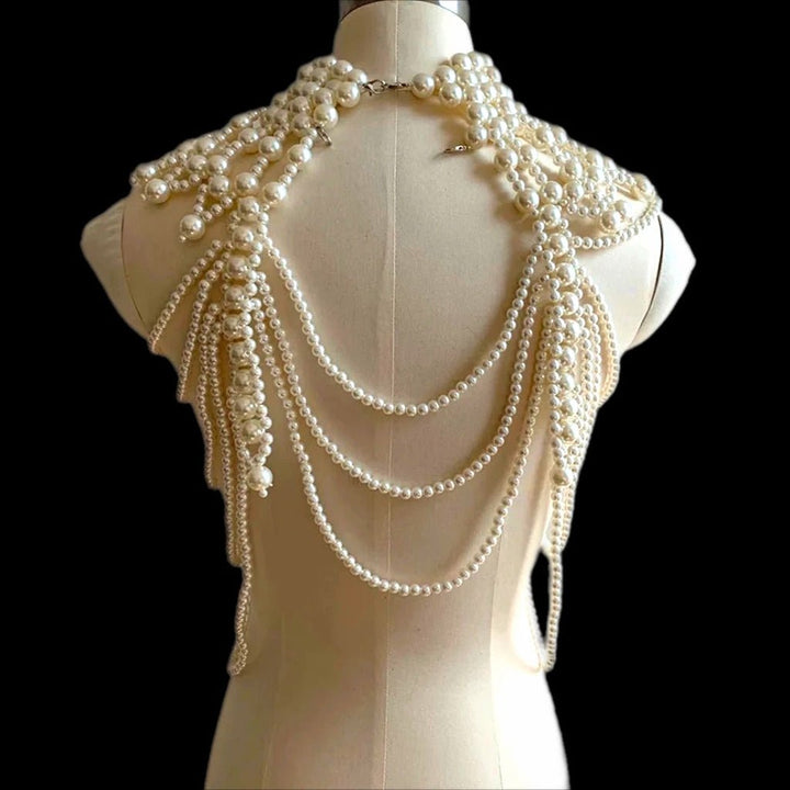 Lady Florence statement Pearl Necklace - Trufacebygrace