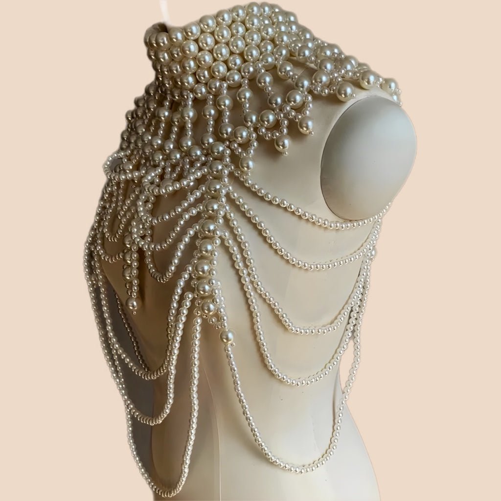 Lady Florence statement Pearl Necklace - Trufacebygrace