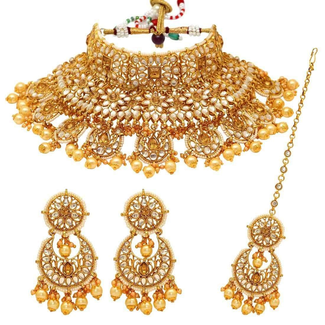 Laranya Kundan Necklace Set - Trufacebygrace