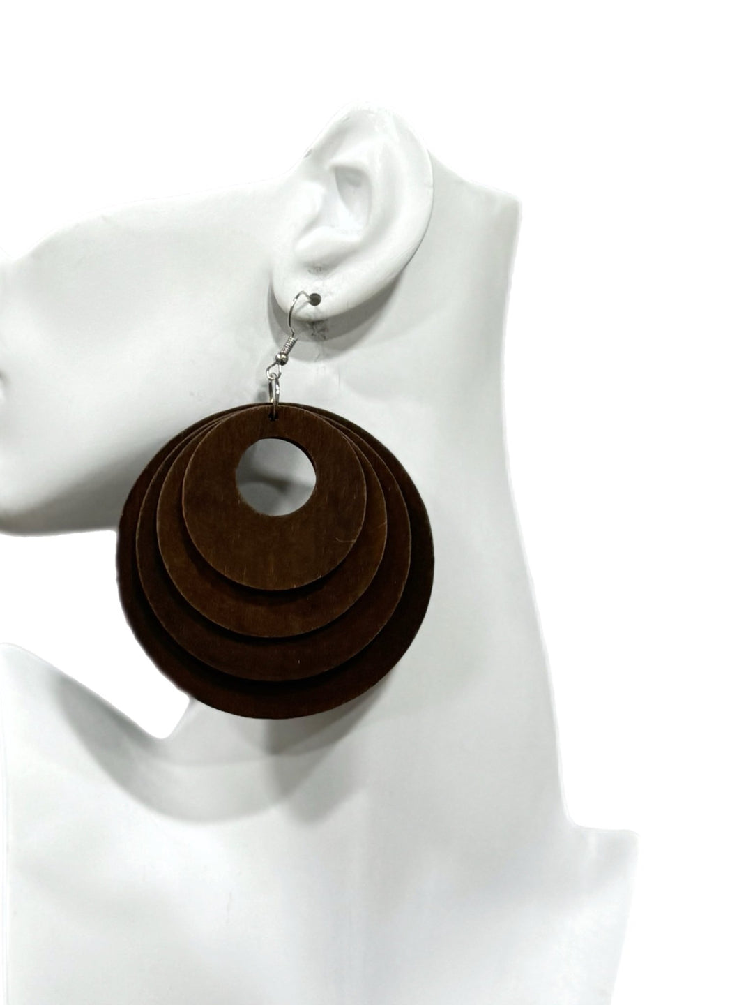 Lightweight Layers Wooden Earrings - Trufacebygrace