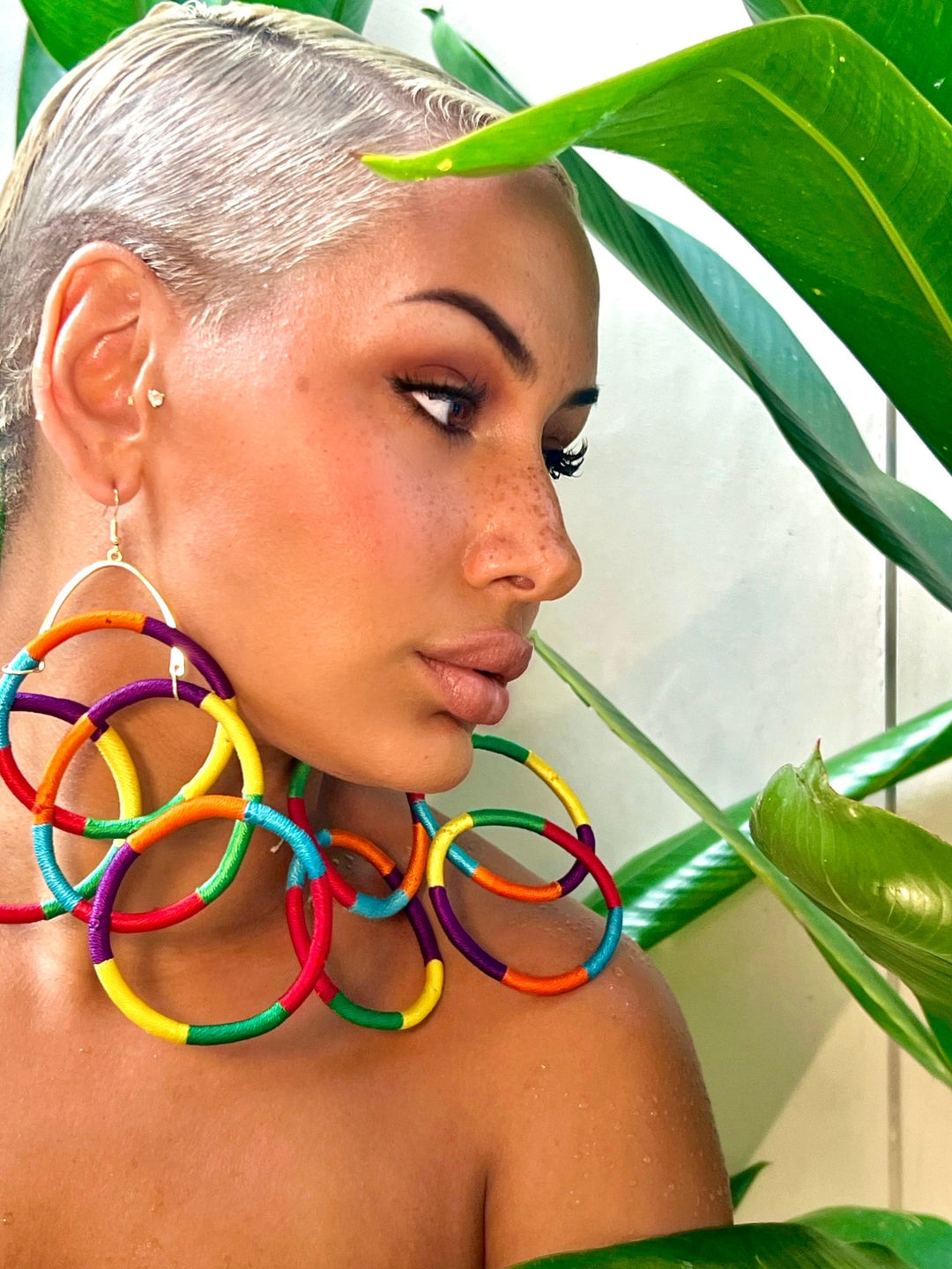 Lightweight multi rings Kukua Earrings - Trufacebygrace