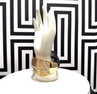 Lined Metal Chunky Bracelet - Trufacebygrace