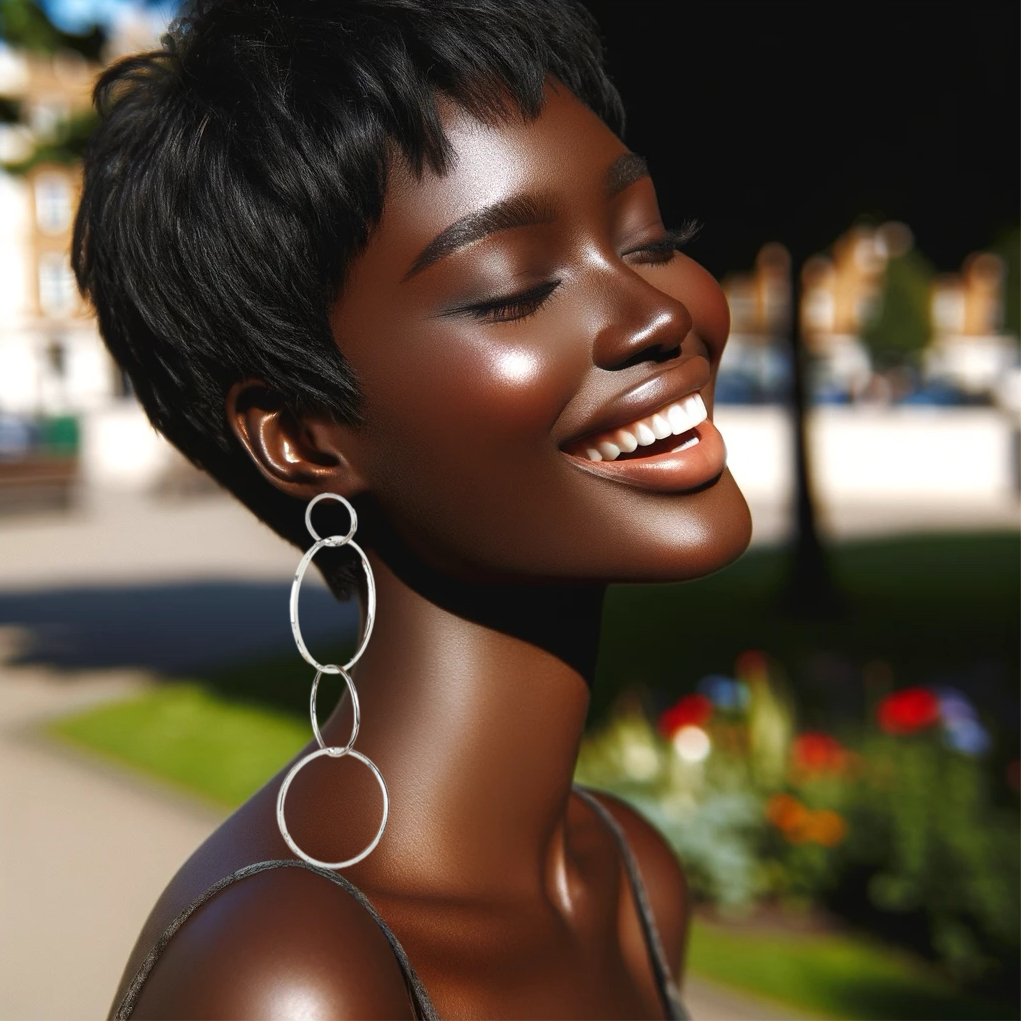 Link Me Up Circles light weight Earrings - Trufacebygrace