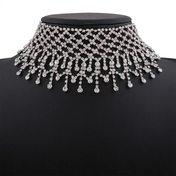 Luanda Drop stone Rhinestone choker - Trufacebygrace