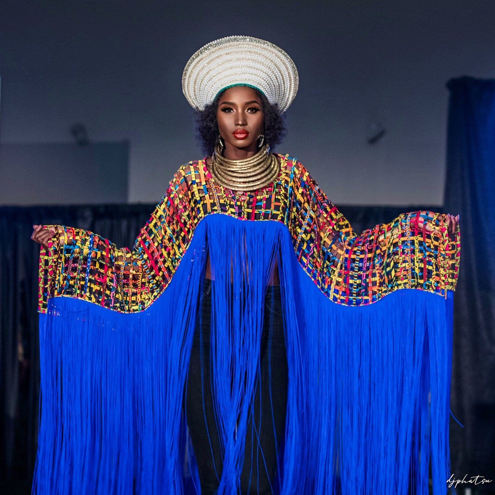 Makeda, Queen of Sheba Royal Fringe Cape/Cover-up – Trufacebygrace
